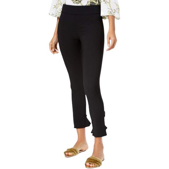 Inc International Concepts Ruffled-Hem Ankle Skinny leg Pants Size 8 NWT - Picture 1 of 10